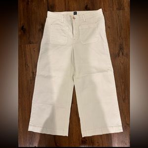 Gap jeans- wide leg, size 33 color ecru